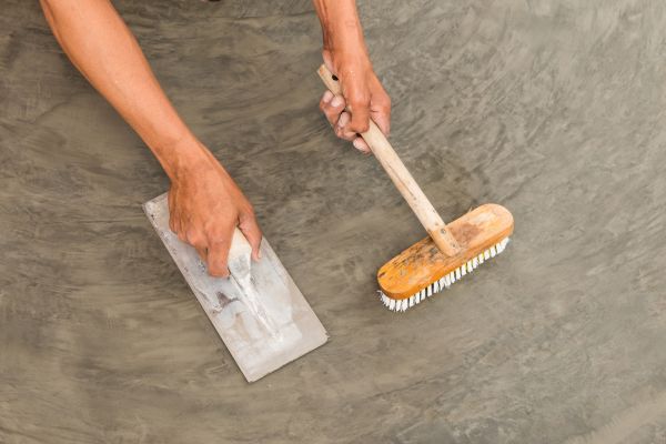 Driveway Concrete Staining in Nampa