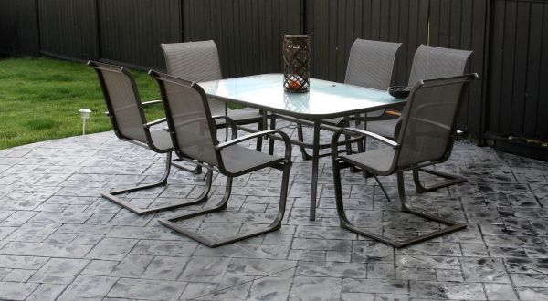 Porch Stamping in Nampa