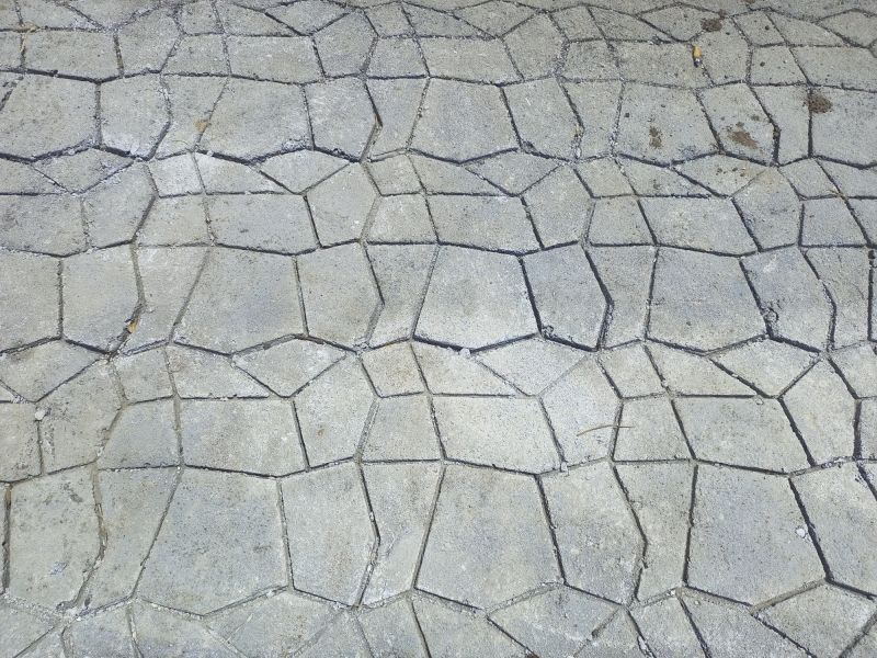 Decorative stamped surface